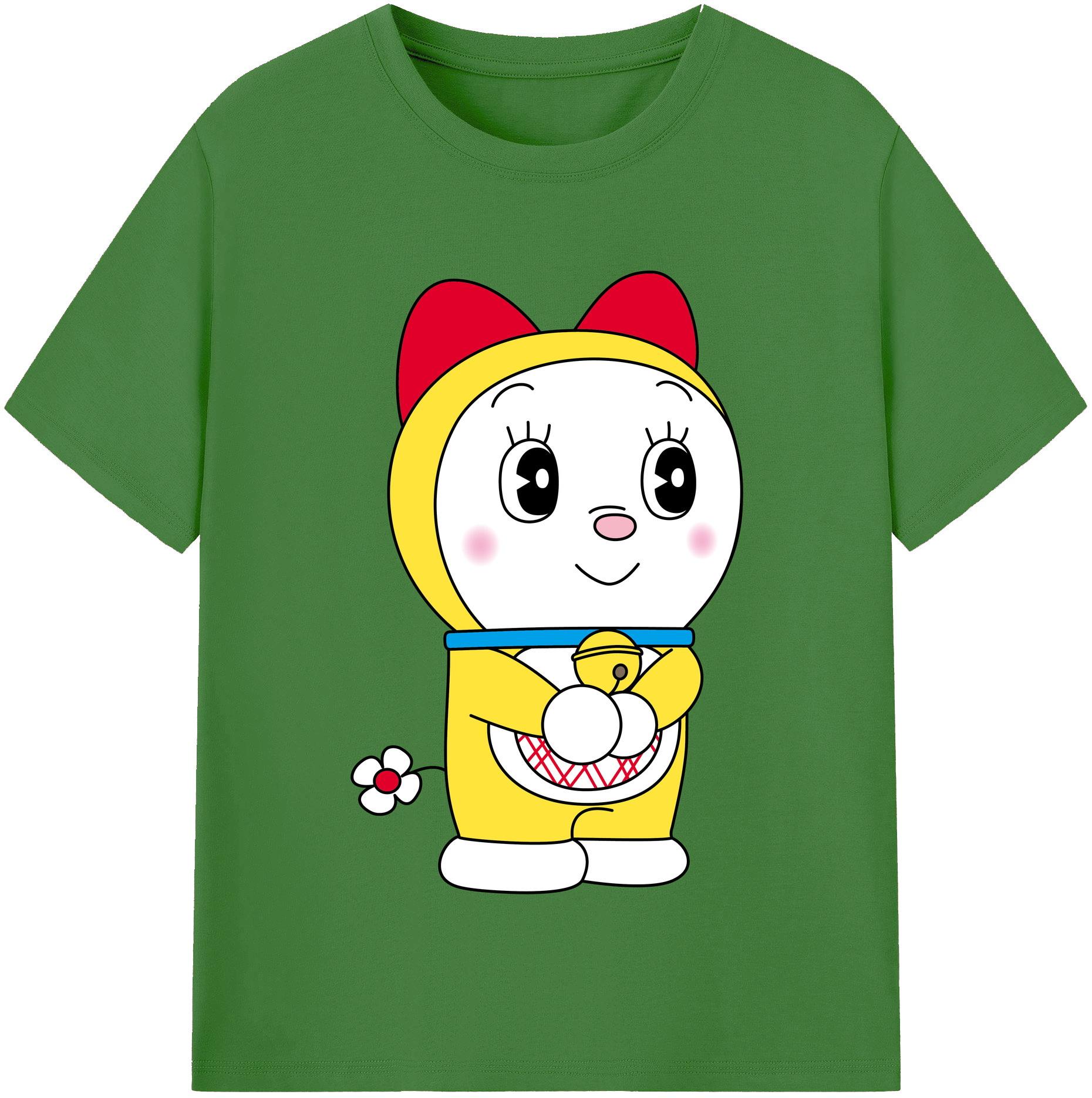（画像用） ドラえもん ドラミ Doraemon Dorami レディースカジュアルプリントTシャツ（綿100％）